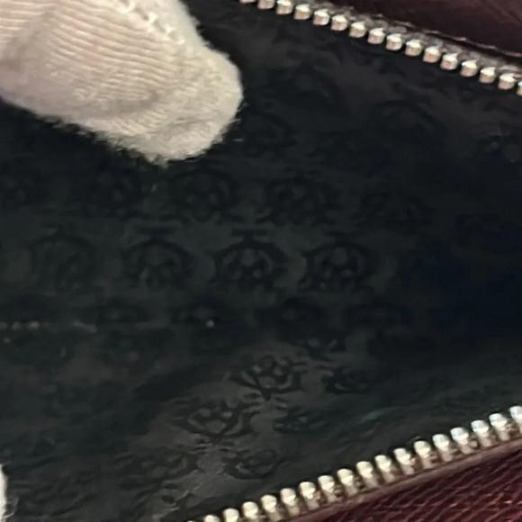 Dunhill Burgundy/Wine colored leather long bifold wallet Unisex - Picture 12 of 16